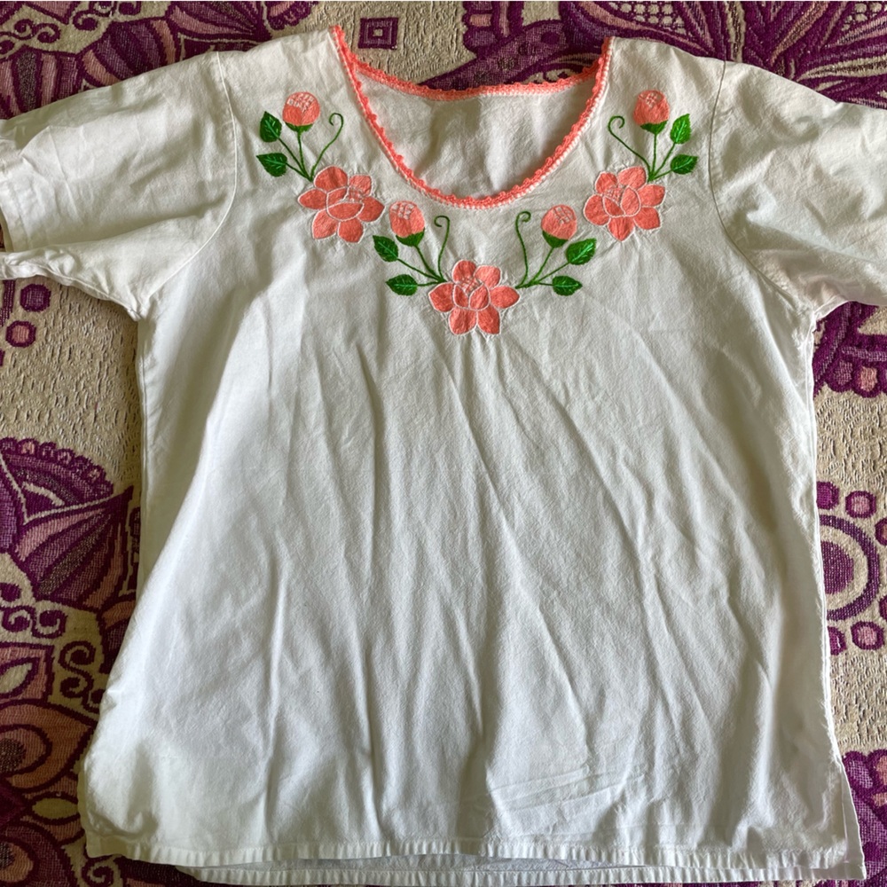 Handmade Mexican blouse